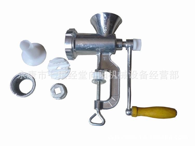 TB - 5 molino de carne manual de aleación de aluminio multipropósito molino de carne doméstico enema molino prensador de harina