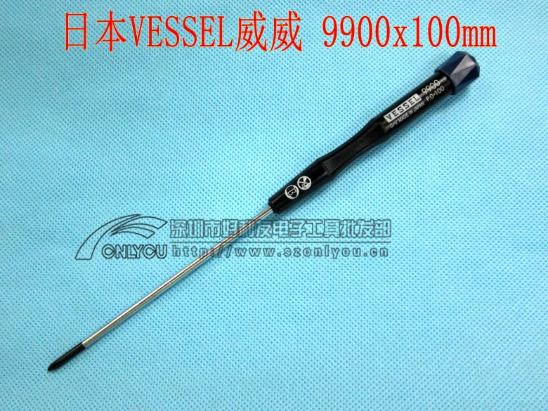 Оптовая продажа VESSEL Weiwei отвертка 9900P.0*100 крест SLR ноутбук специальная отвертка
