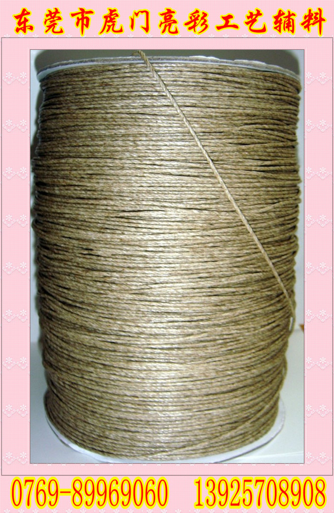 现货供应包装吊牌捆绑绳子 黄麻绳diyDIY编织装饰粗细麻绳批发