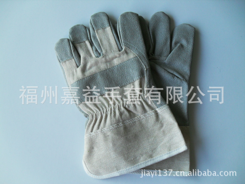 pvc灰胶仿皮手套