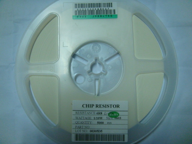0603J068JT5E 0603 6.8R/6R8 5% 厚生 原装现货电源mos管