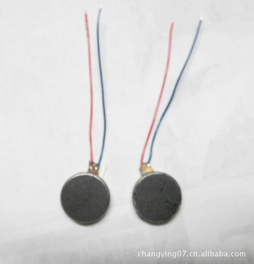 厂家直供0820扁平振动微型马达线长10MM 小电流DC马达大量现货