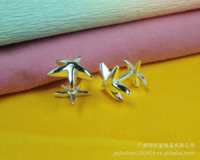 Wholesale of cuff links supply Precious Metals Silver Accessories Suit Cufflinks Starfish Cuff Links X2013