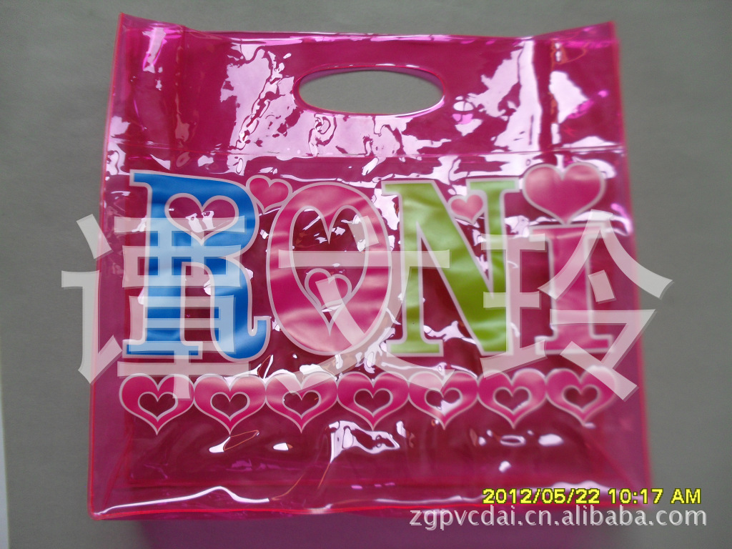 工厂直销pvc手腕袋、手提袋、礼品袋