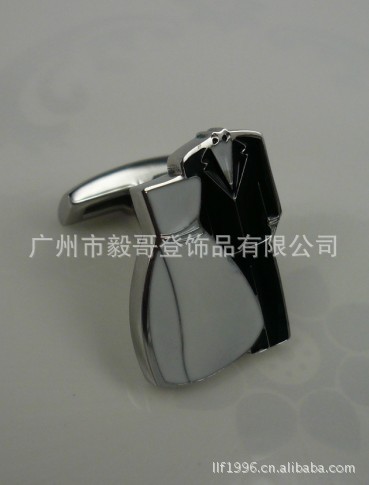 新款不锈钢袖扣，厂家直销袖扣，AC231-DJ珐琅袖扣，法式袖扣