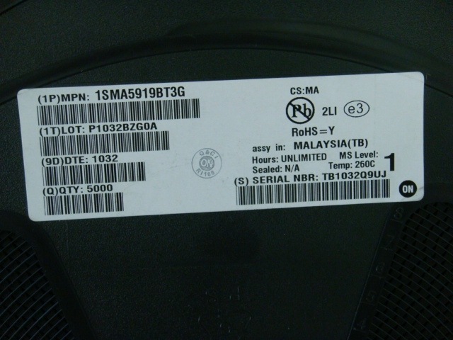 1SMA5919BT3G ON DO-214AC SMA 原装现货