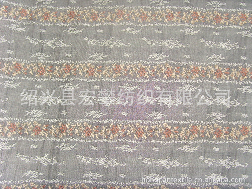 供应涤棉色织衬衫提花面料