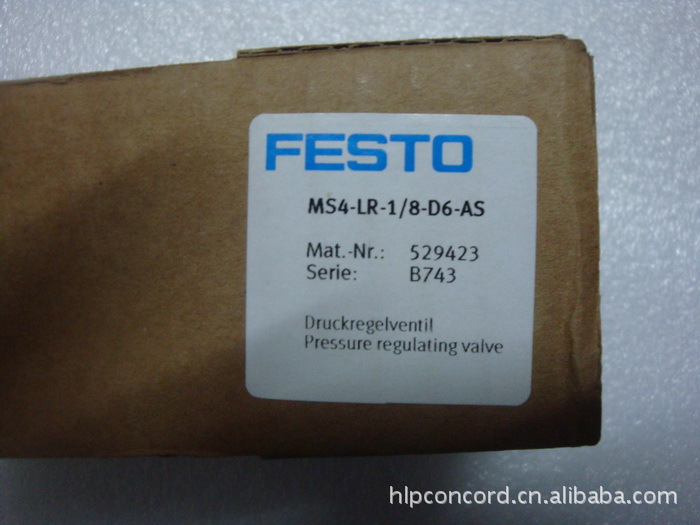供应全新FESTO MS4-LR-1/8-D6-AS 调压阀