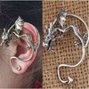 European and American trade Punk style personality Unilateral dragon ear nail Earloop