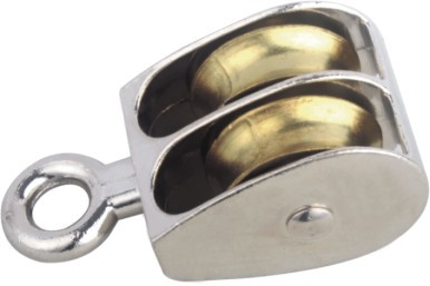 专业生产尼龙滑轮锌合金滑轮固定小滑轮转动单滑轮