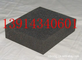 Поставка черной огнестойкой губки плотности 22, огнестойкой губки/пожарной губки/губки, устойчивой к высоким температурам