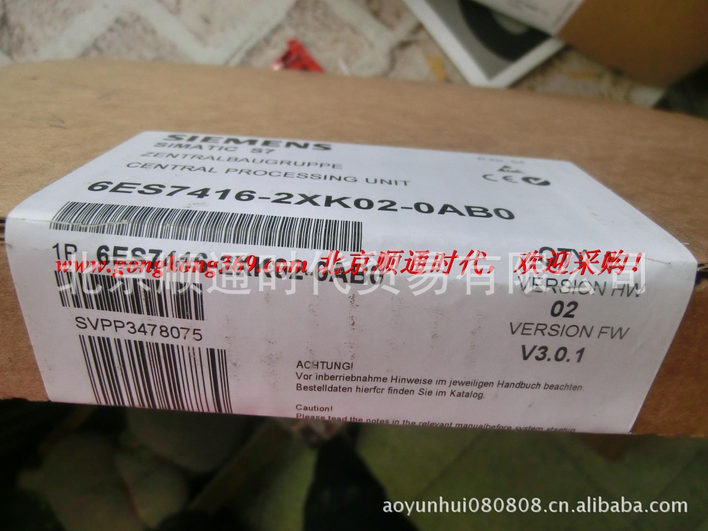 西门子S7400 PLC  6ES7416-2XK02-0AB0