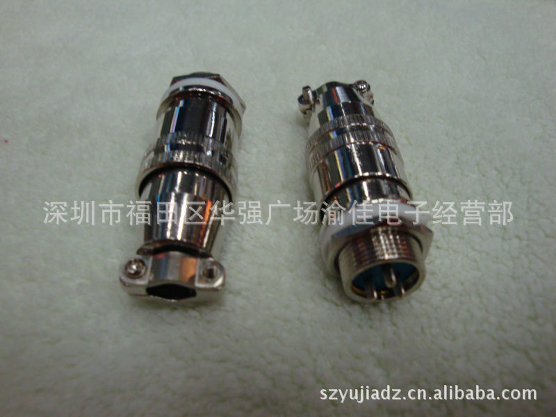 XS12-3芯航空插头插座 3芯电源接头 3P信号连接器