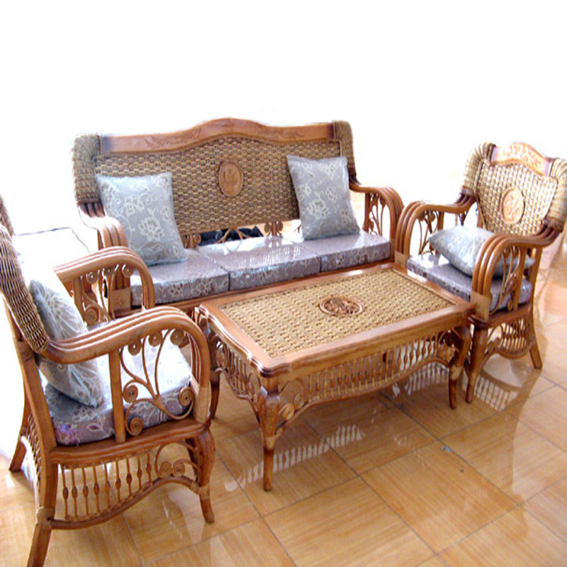 10183 Manufactor major Produce wholesale Complete Rattan furniture Rattan sofa Suitable for living room,hall