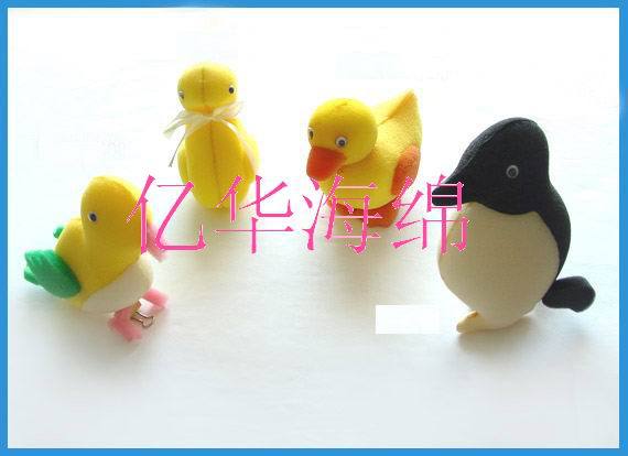 小鸭子海绵    形状海棉