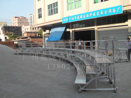 合唱台，四层折叠合唱台，学生合唱台，弧形合影站架，合唱台台阶