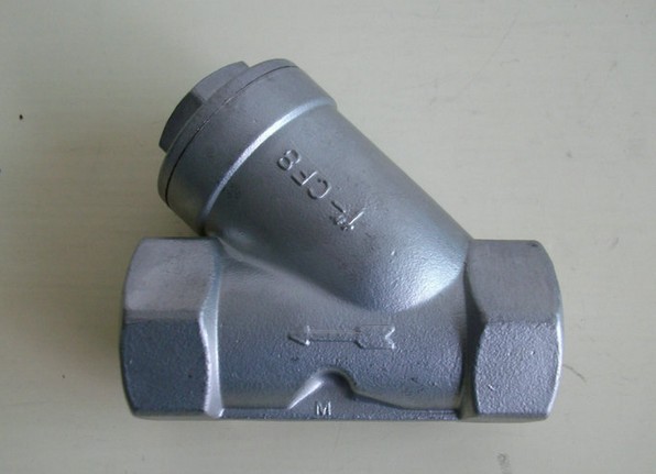 供应螺纹Y型过滤器 不锈钢螺纹Y型过滤器