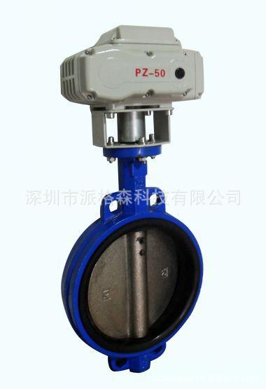 对夹手动蝶阀对夹电动阀门阀门控制器电动装置调节型电动头生产商