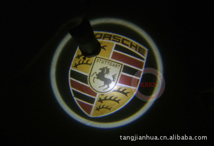 High-Power 12V car wiring hiding installation laser welcome light projection lamp