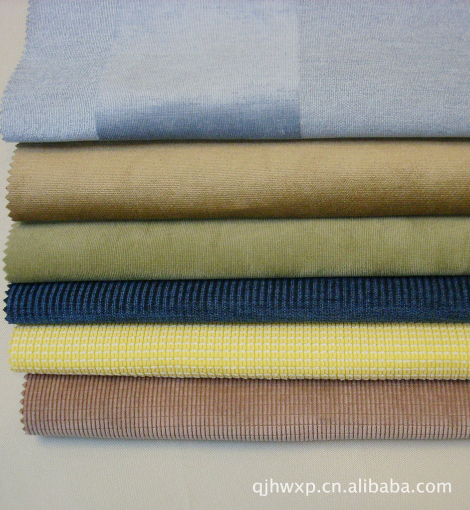 厂家直销沙发毛绒 家纺面料 灯芯绒 家居用布面料