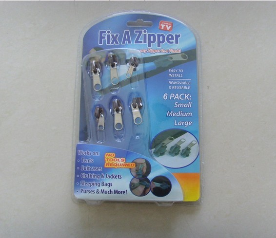 跨境货源 拉链头 6 Pack Fix A Zipper 电视购物拉链头