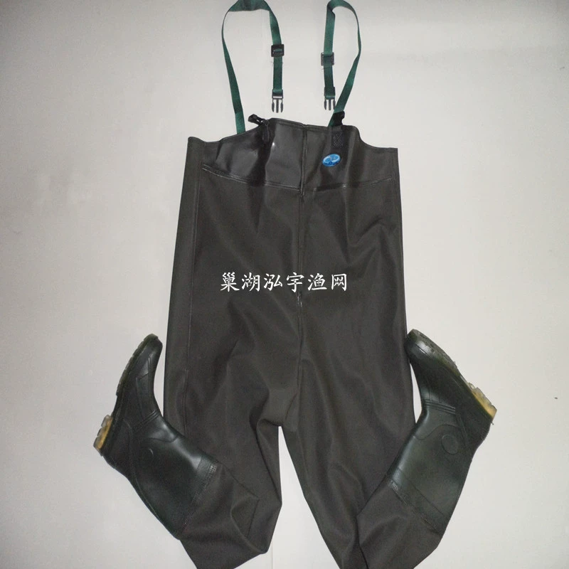 [Рыболовная сеть Chaohu Hongyu] Водные штаны марки рыбы высокого качества/болотные штаны/водонепроницаемые/рыболовные/кожаные шорты