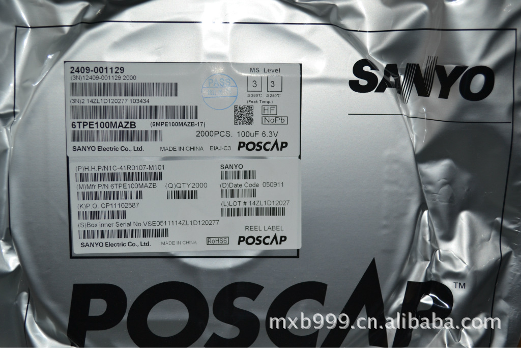 现货供应日本Panasonic原装正品 6TPE100MAZB