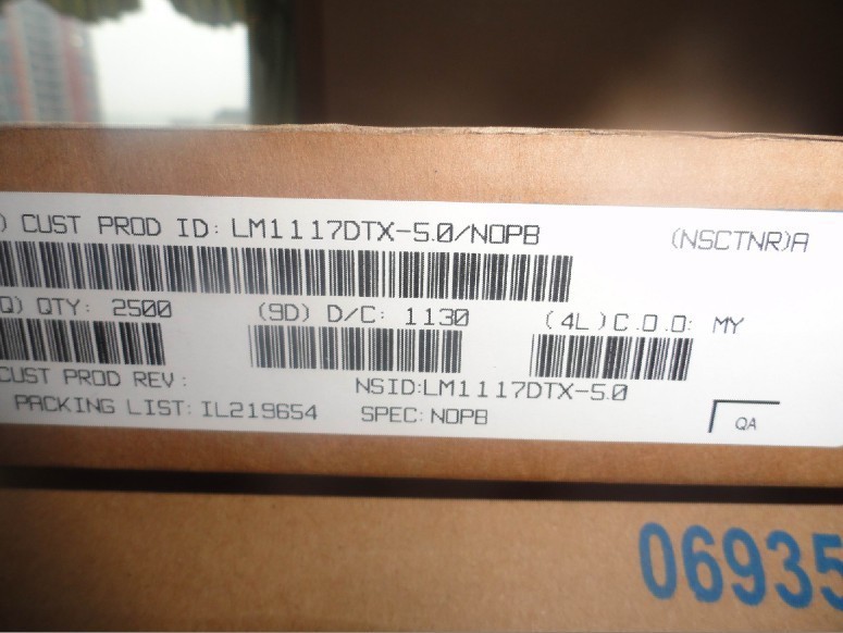 LM1117DTX-5.0 800MA 5.0A TO-252 NS国半 原装现货开关