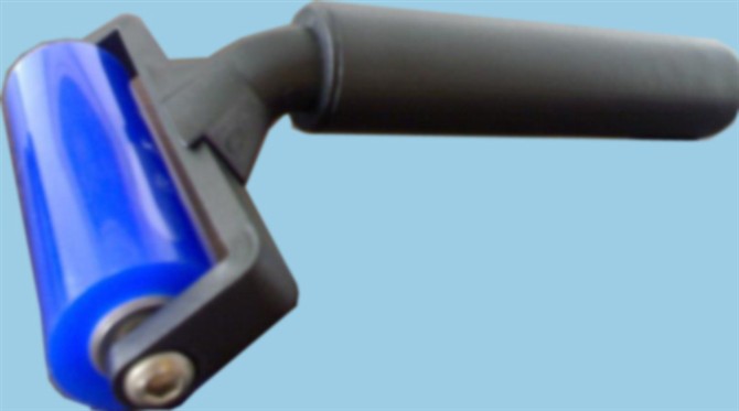 6英寸手动粘尘辊，塑料柄，带纸本