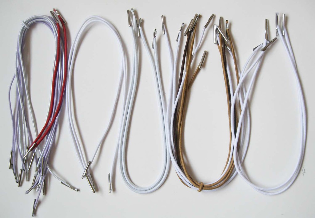 供应倒扣松紧绳、橡皮筋带扣、卡扣 手穿绳 1.3mm线径