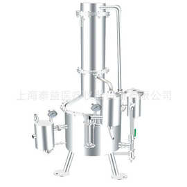 200升/时蒸气蒸馏水器(塔式CR胆.重蒸)/不锈钢塔式蒸汽重蒸馏水器