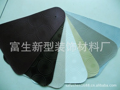 现货供应高档压花移门皮革 装饰皮革|ru