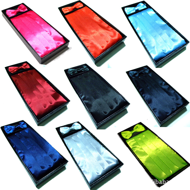 Men's Dress Girdle Suit Belt Tie Square Scarf 4-Piece Set Tuxedo Girdle Accessories 22 Colors Men's Dress Girdle Suit Belt Tie Square Scarf 4-Piece Set Tuxedo Girdle Accessories 22 Colors