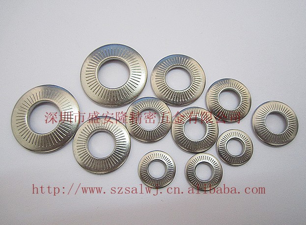供应不锈钢304材质碟形压花自锁垫圈