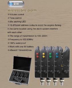 Weihai Fishing Gear Supplies Wholesale Multifunctional Wireless Siren for Night Fishing Waterproof RW