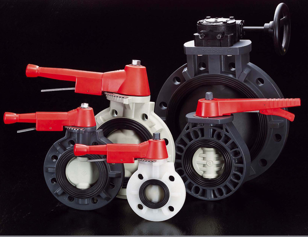 供应环琪把手式蝶阀PPR手柄式蝶阀聚丙烯耐高温手把开关手动阀门