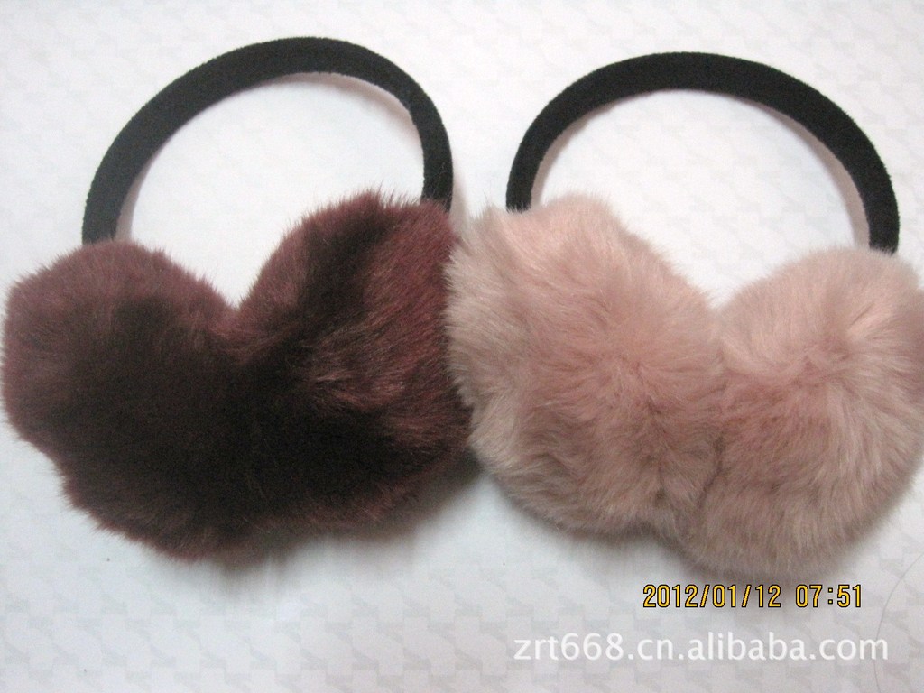 厂家供应各种防风耳套/高档仿兔毛保暖耳罩、护耳、耳包(图)