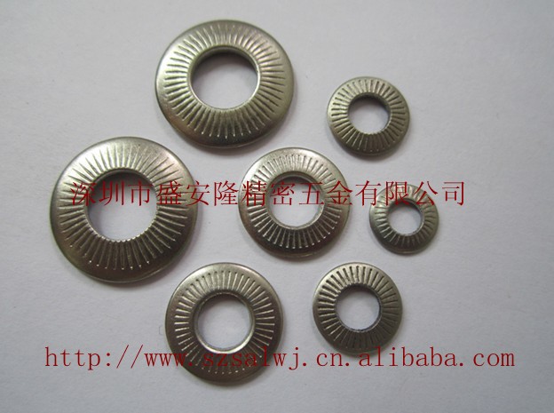 供应锥形印花垫圈，法式自锁垫圈NFE25511