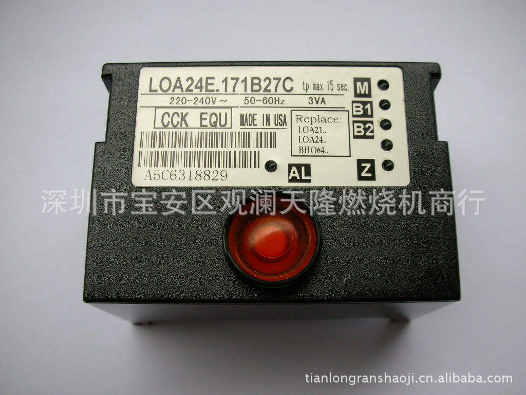 销售美国CCK牌LOA24E.171B27C燃油燃烧机程序控制器线路板