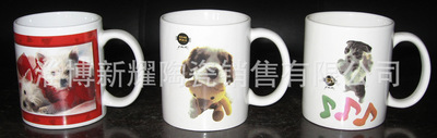 Zibo Ceramic cup Manufactor supply Strengthen porcelain animal Ceramic cup kitten lovely Puppy ceramics Water cup