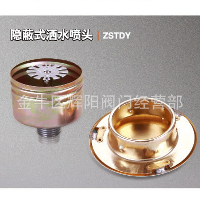 川消 捷晟 三崎 广威迎盛T-ZSTDY 隐蔽式消防喷头 嵌入式洒水喷头