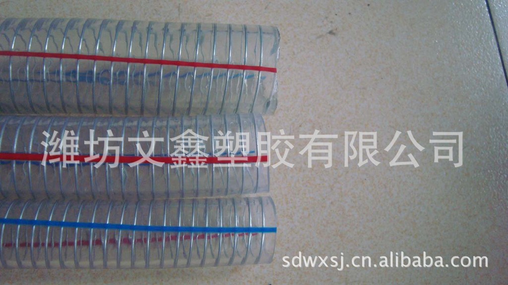 厂家直供pvc钢丝增强软管 透明pvc给水管排水管 农林灌溉输水管