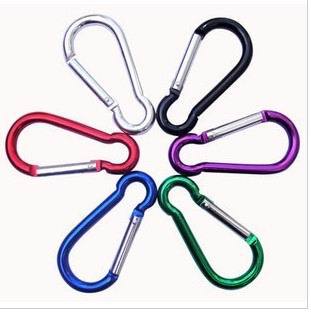 厂家直供各种锌合金索具铝合金登山扣箱包五金钩扣  快速连接环