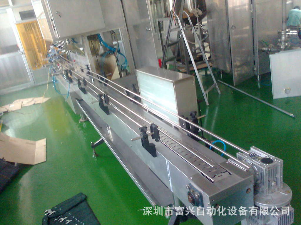 供应饮料生产线  柔性顶板链条线 灌装链条饮料输送线