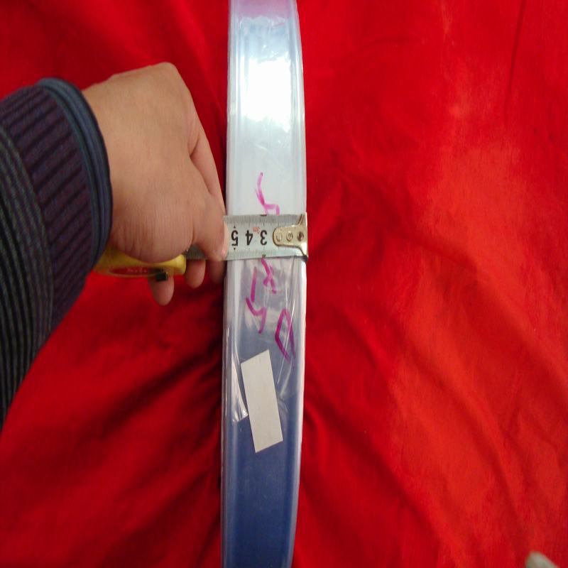 PVC热收缩膜/筒膜/塑封膜/热缩膜/蓝透明/宽度5cm 特价每公斤18元|ms