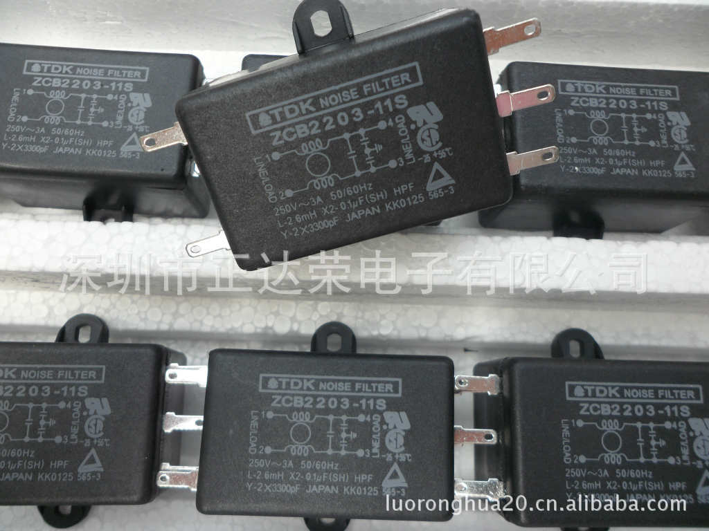 批量供应TDK电源滤波器继电器ZCB2206-11 ZCB2203-11深圳正达荣