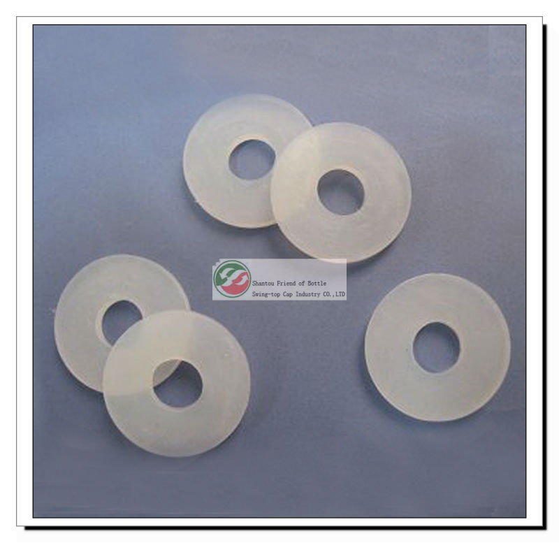 德国标准食品级弹簧瓶盖平面硅橡胶垫片