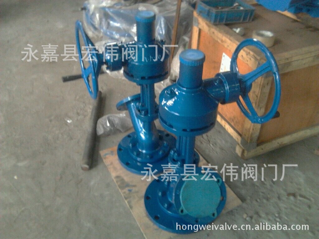 铸钢放料阀 不锈钢放料阀 上展式放料阀 伞齿轮放料阀 HG5-89-1