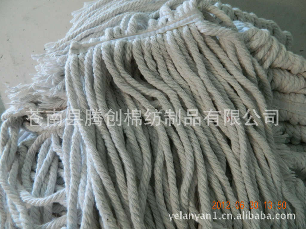 苍南县腾创专业品质  本白棉纱拖把头，水拖，夹拖