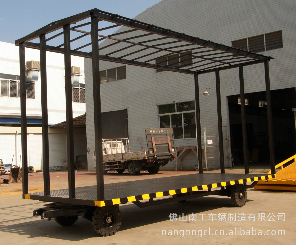 供应拖车 雨棚平板拖车 加固防水平板拖车
